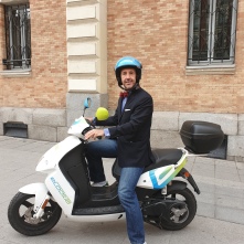 Promoting electric scooter tours!